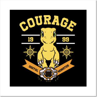 Crest of Courage - Agumon Posters and Art